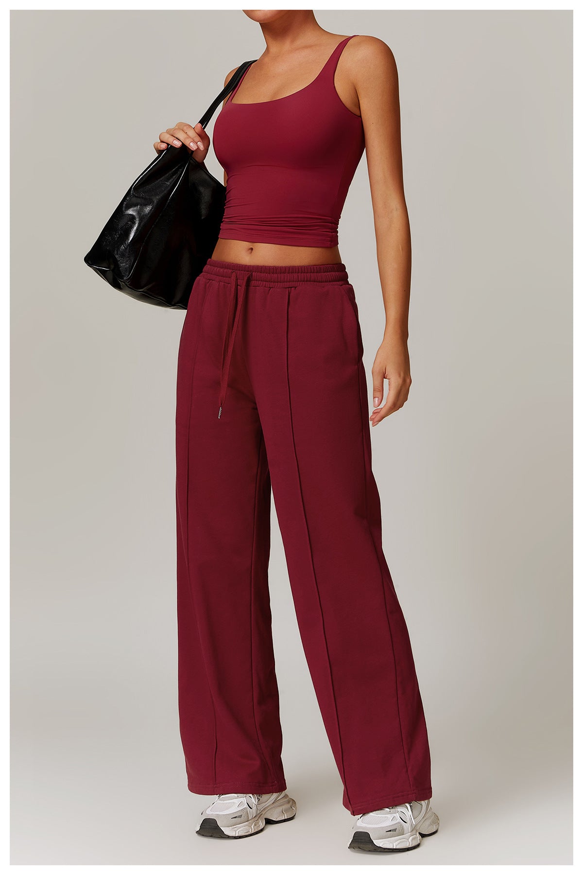 Essential Square Neck Tank & Relaxed Fit Pants Set