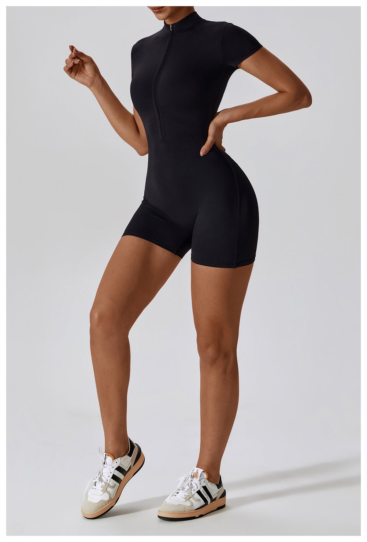 Zipper Seamless Romper