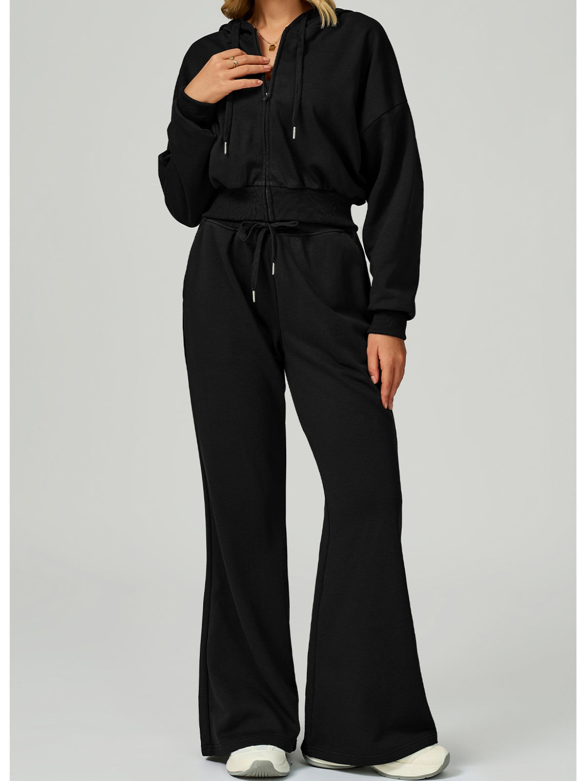 Autumn Ease Zip Hoodie Set